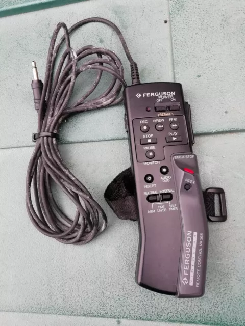 Ferguson Videostar VA368 Plug In Corded Remote Control 1980's Film Prop UNTESTED