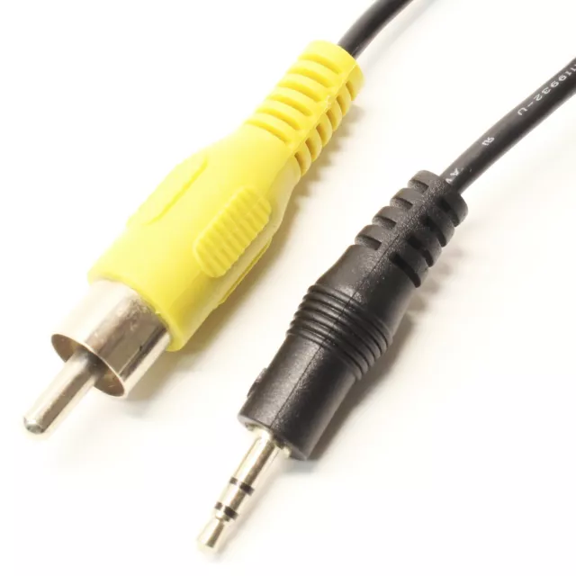 2.5mm Male To 1 RCA Male Video Camera Cable Cord