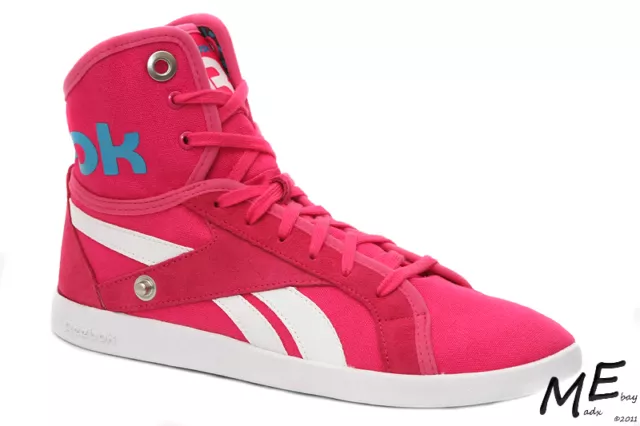New Reebok TOP DOWN SNAPS TXT Women Fashion Sneakers Sz. 9.5 -  V55473 Pink