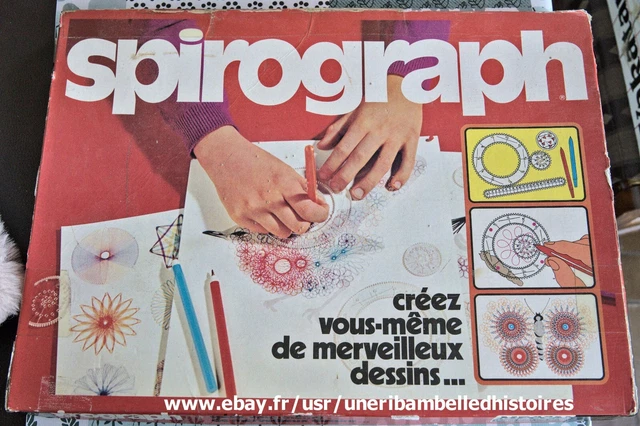 Jeu Spirograph Vintage Meccano - Version Ancienne Incomplète, Pour Collectionneurs Ou Bricolage