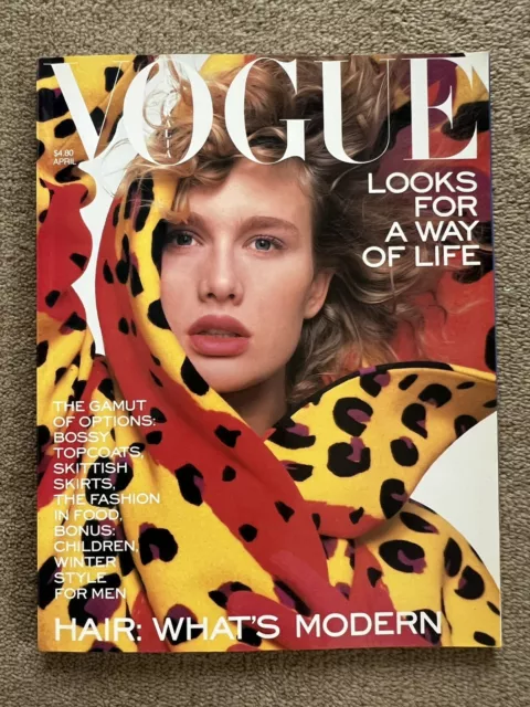 Vogue Australia April 1988 magazine vintage excellent cond.