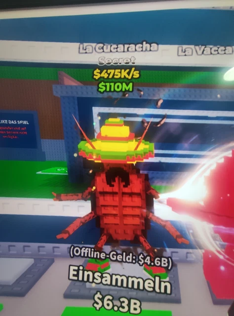 Sab Secret Brain Rots STEAL A BRAINROT SAB Secret La Cucaracha 475 K/s EUR 1,00 - PicClick DE