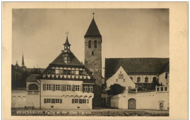 Regensburg - Partie an der alten Kapelle -119450
