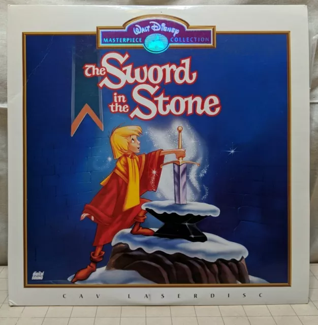 WALT DISNEY Masterpiece Collection The Sword In The Stone  Laserdisc 5484 CS
