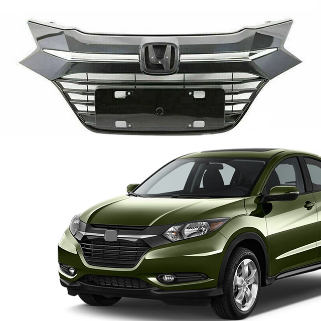 FOR 2016 2017 2018 Honda HRV HRV Chrome Front Bumper Upper Grille Mesh