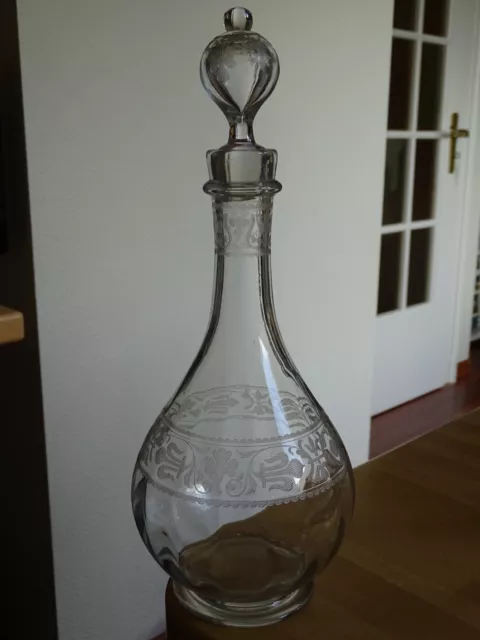 BACCARAT ANCIENNE CARAFE A VIN CRISTAL  MODELE CHABLIS époque 1920