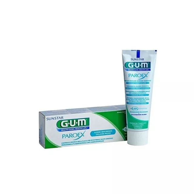 SUNSTAR GUM Paroex Toothpaste With Chlorhexidine 0.06% 75 Ml