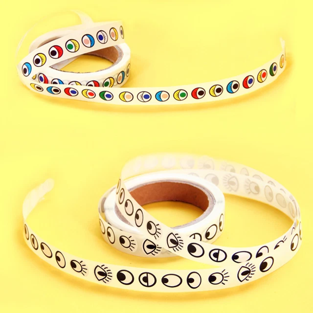 2 Pcs Autocollants Pour Les Yeux Pour L'artisanat Décor De Noël Oeil Stickers