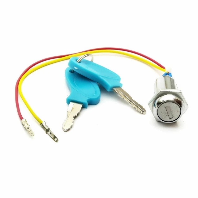 Interrupteur D'allumage 4 Broches Pour Moto/scooter électrique - Universel - Facile à Installer - 4 Fils