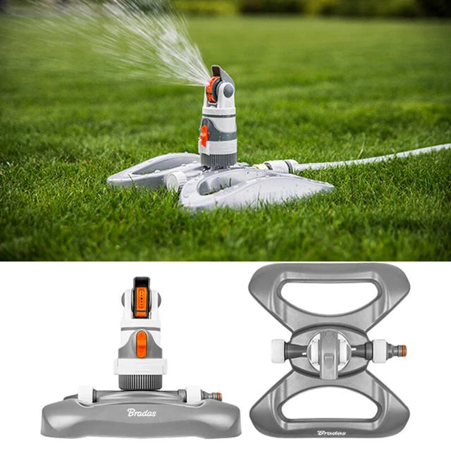 RASENSPRENGER 4 STRAHLTYPEN Impulsregner Kreisregner Sprinkler Rasen