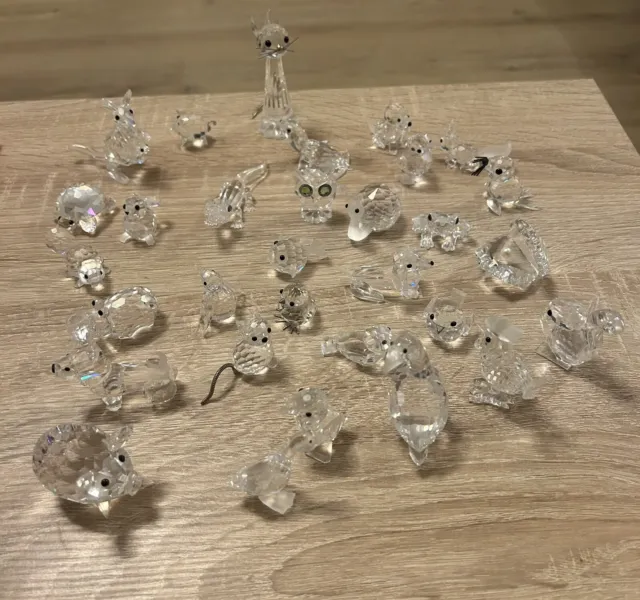 25 Swarovski Crystal Figurines