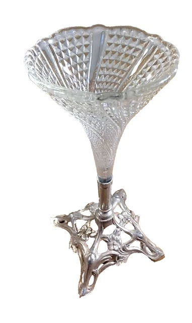 Vase art nouveau, vase cornet, centre de table tulipier | Selency