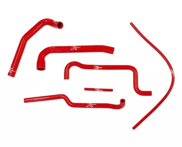 Kit completo tubi raffreddamento in silicone rosso per Renault 4 R4 956-1108cc
