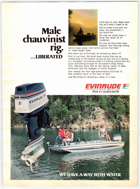 Publicité Vintage Moteur Hors-bord Mercure 1966 – Original Bateau
