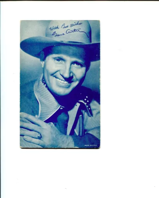 Gene Autry Western Actor Singing Cowboy Post Card Arcade Photo #4