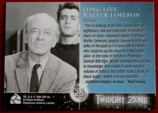 TWILIGHT ZONE - Karte #25 - LONG LIVE WALTER JAMESON - KEVIN McCARTHY 2