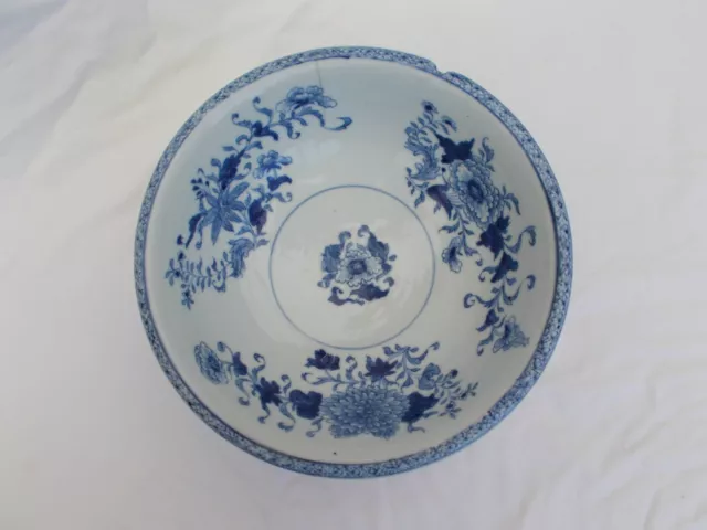 Saladier Ancien Bol Chinois Xix Old Antique Chinese Porcelain Ceramic China Bowl
