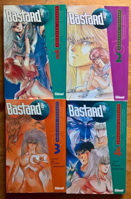 Lot Bastard !! tomes 1 à 4 - Manga Glénat VF