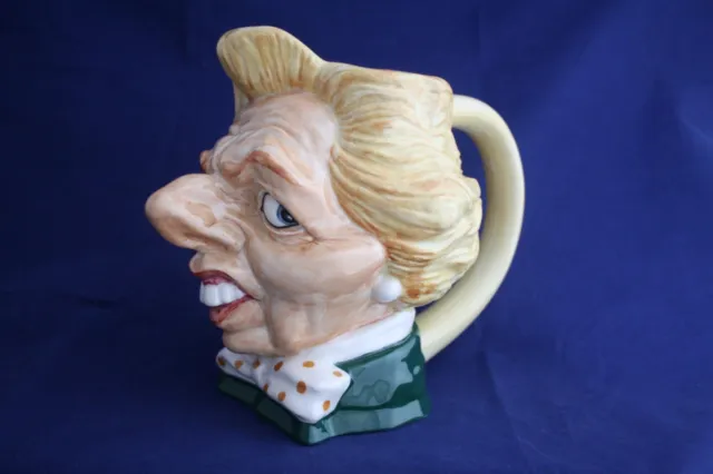 Kevin Francis Large Spitting Image Margaret Thatcher Ltd. Ed. 19/100 Jug New