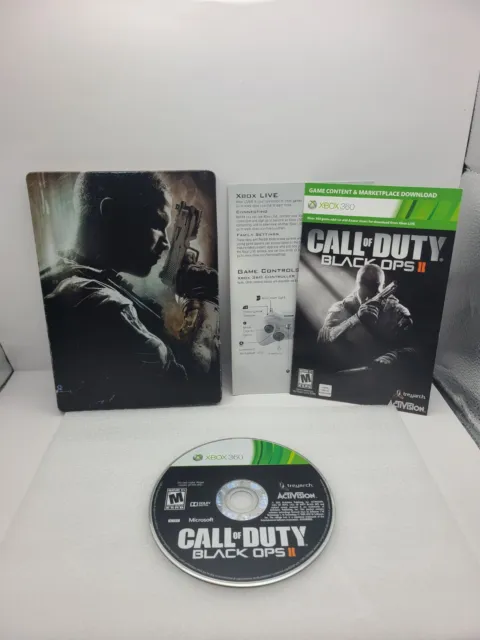 Call of Duty: Black Ops II 2 (Xbox 360, 2012, Steelbook) CIB
