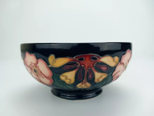 Moorcroft Pottery Bowl Oberon Pattern By Rachel Bishop Signed J Moorcroft Rare 3