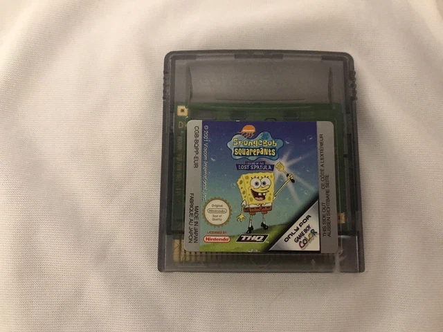 SPONGEBOB LEGEND OF The Lost Spatula Gameboy Color £10.00 - PicClick UK