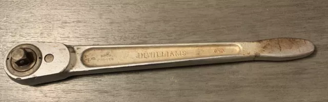 JH Williams 3/4 Inch Drive H51 Ratchet SuperRatchet 19" long. Made in USA!