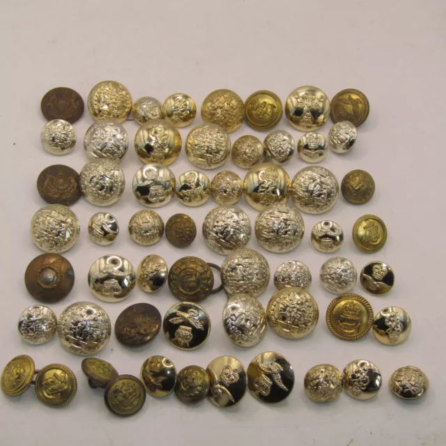 59 x British Military Buttons Different Sizes & Regiments - as shown lot 5