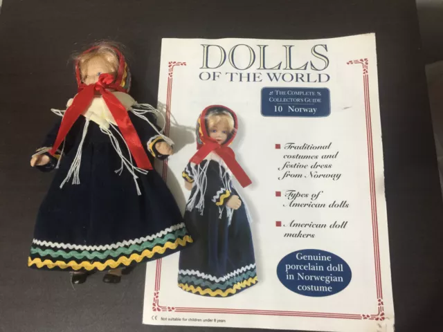 dolls of the world porcelain doll in costume #10 norway doll collectors guide