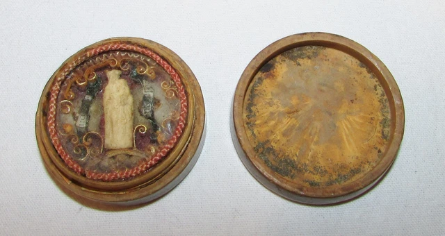 Boîte Reliquaire Du XIXe Siècle – Argent, Nombreuses Reliques
