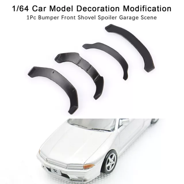 1:64 Car Model Bumper Front Shovel Spoiler DIY Car Racing Vehicle Modified Part