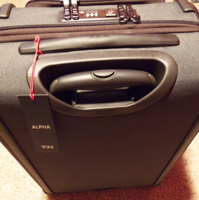 Tumi Alpha Continental Dual Access Four Wheeled Carry-On 22" NWT - MSRP $1050.00 2