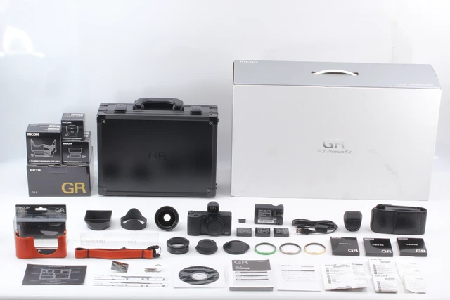 [Near MINT in Box] Ricoh GR II Premium Kit GV-1 GW-3 GH-3 16.2MP from Japan 2