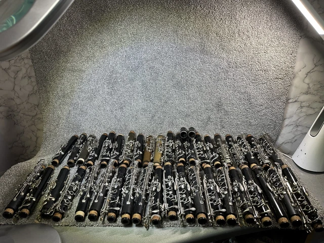 Clarinet Parts: LOT 40 BODIES VITO,BUFFET,JEAN BABTIST, BUNDY, SIGNET, Noblet