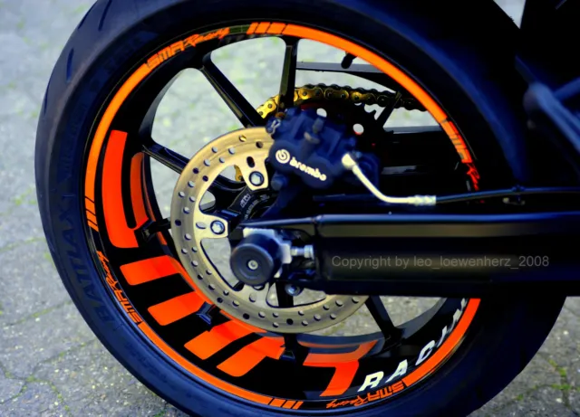 Aufkleber Felgenaufkleber Supermoto Felgen KTM SMR 990 SM RC8 SD 950 Superduke