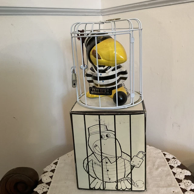 ENESCO Jailbird Bank Cartoon Crow from Heckle & Jeckle New In Box