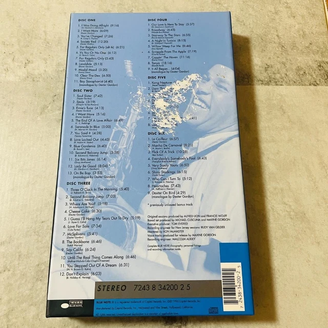 DEXTER GORDON BLUE Note 60's Complete Works CD BOX Jazz Masterpiece EUR ...