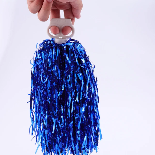 12Pcs Decor Sports Accessory Football Cheerleading Poms Sports Game Supply