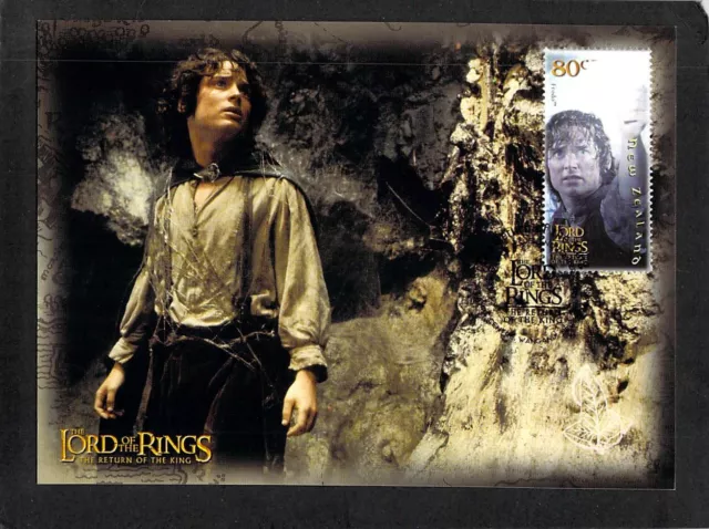 A9843 New Zealand Lord of The Rings Maxicard Frodo postcard