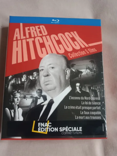 Coffret 5 Blu-Ray Hitchcock - Neuf sous blister -