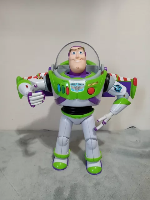 Thinkway Toys Disney Pixar Toy Story Interactive Buzz Lightyear Figure 12" WORKS