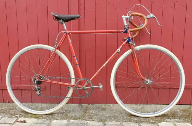 Ancien Vélo De Course "Peugeot" Des Années 1950 Vélo Ancien Course 50 3