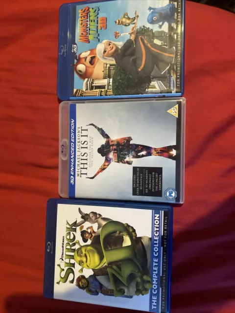 3d Bluray Movie Bundle