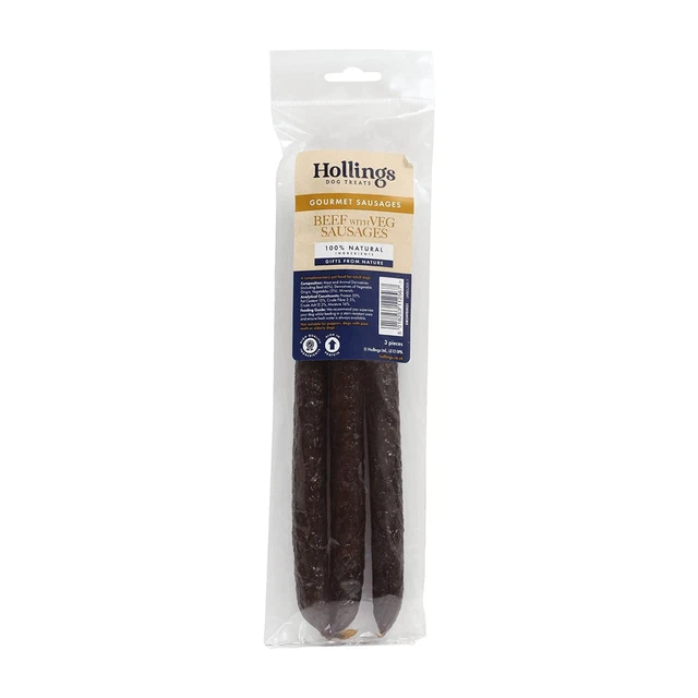 Paquetes de salchichas de carne y verduras para bocadillos recompensa de alta calidad para perros Hollings