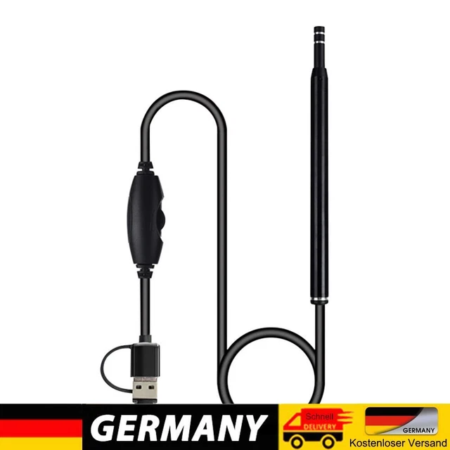 3 IN 1 Endoscope 5.5mm Len Digital 6 LEDs Otoscope Waterproof Ear