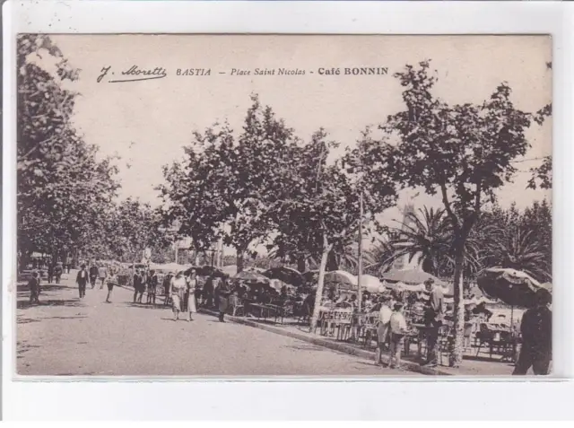 BASTIA: place saint-nicolas café bonnin - très bon état