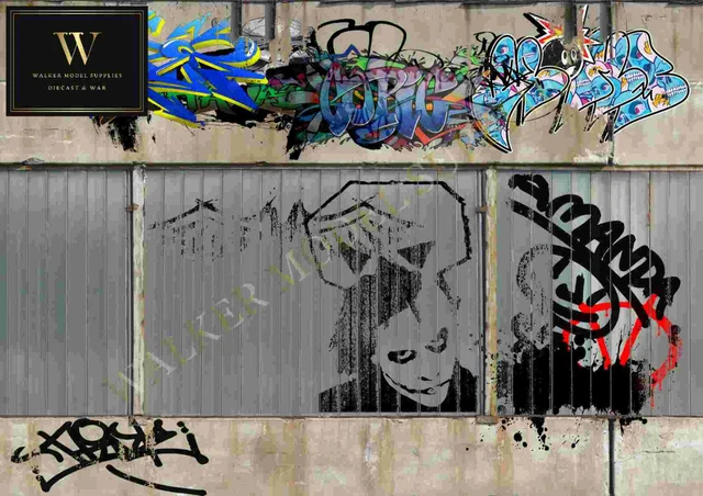 1:18 Scala (3xA4) Garage Da Pavimento - Stacca E Applicare Adesivi/Vettura - 21