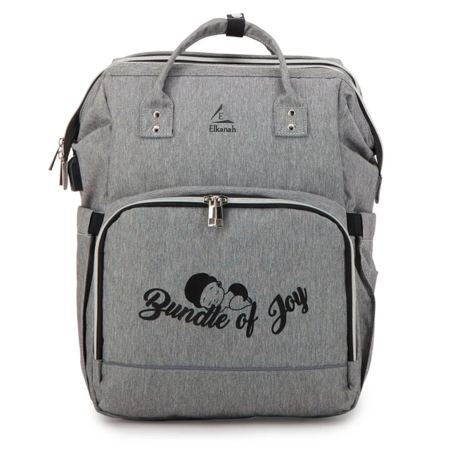Baby Diaper Bag Backpack with Bassinet Changing Station Gray
