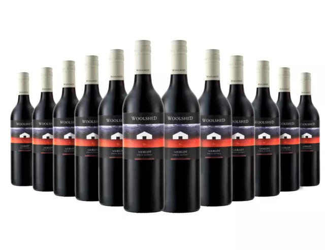 Woolshed 2021 Merlot 12x750ml Australian Red Wine