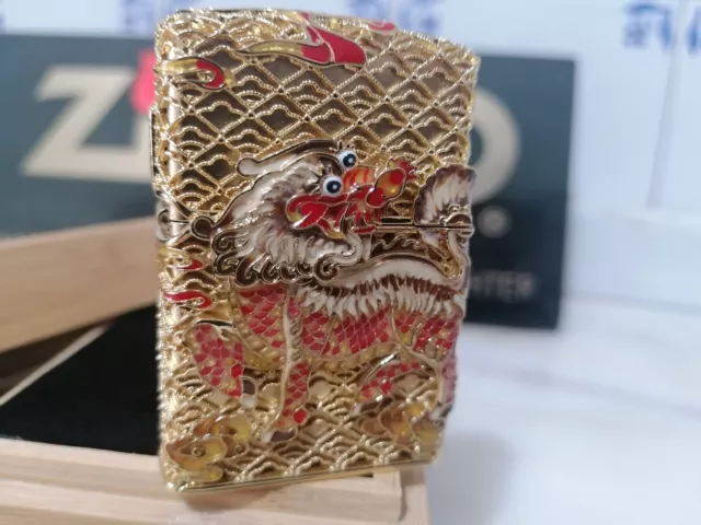 Zippo "Dragon Of Fortune" 3D Year of the Dragon Heavy Armour